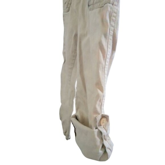 Children’s Place Size 5 Cargo Pants Girls Beige Convertible Adjustable Waist - Picture 6 of 10